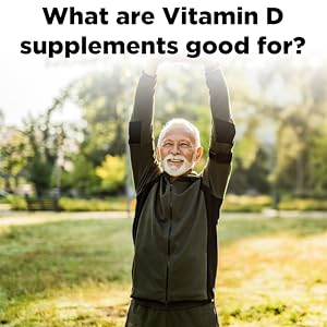 Photograph stating what a vitamin d3 supplement is good for