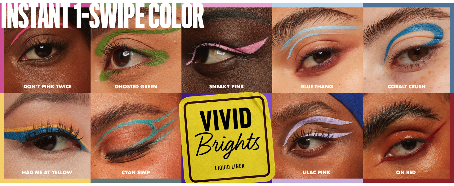 vivid brights liquid liner colorful liquid eyeliner eye liner