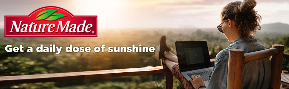 Photograph of the Nature Made Vitamin D slogan
