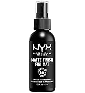 NYX PROFESSIONAL MAKEUP Makeup Setting Spray - Matte Finish, Long-Lasting Vegan Formula (Packagin...