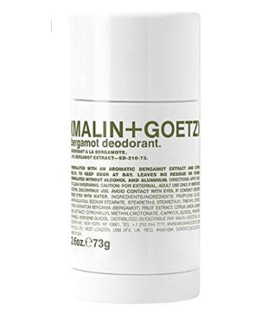 Malin + Goetz Eucalyptus, Bergamot, and Botanical Deodorant, with natural ingredients, effective odor and sweat protection, all skin types, no residue or stains, no aluminum, alcohol, 2.6 Fl Oz. Bergamont - Buy Online on GoSupps.com