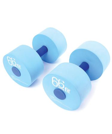 66fit aqua swimming dumbbells x 2 pieces.