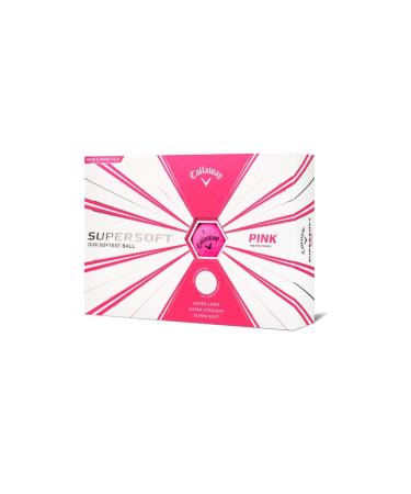 Callaway Golf Supersoft Golf Balls Matte Pink