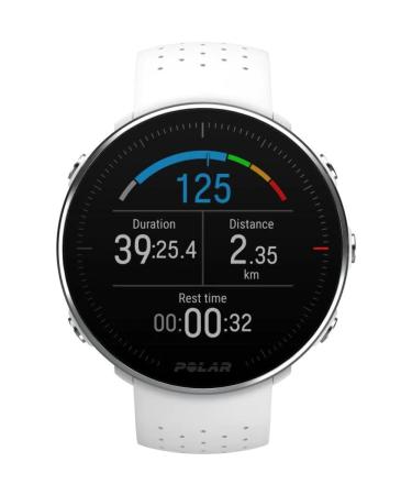 Polar Vantage M-all-round multi-clock with GPS and optical pulse measurement on the wrist-running and multisport training-waterproof light and latest technology Vantage M/L white