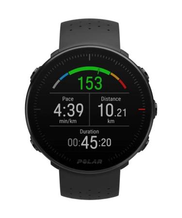 Polar Vantage M-Unisex all-round multi-clock with GPS and optical pulse measurement on the wrist-running and multisport training-waterproof light and latest technology Vantage M/L Black