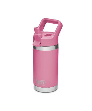 YETI Rambler Jr. 12 oz Kids Bottle, with Straw Cap Harbor Pink