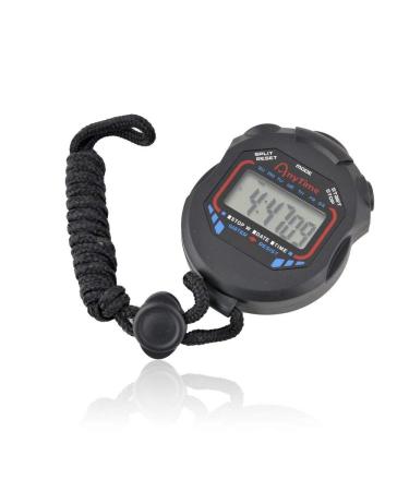 tempo di saldi Digital Stopwatch Multifunction Quartz Sport Partial Total Running Gym