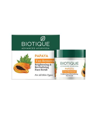 Biotique BIO PAPAYA Revitalizing Tan- Removal scrub 75gm/ 2.65 Fl.Oz