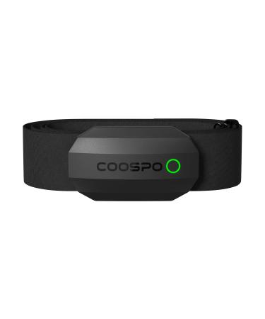 COOSPO H808S Breast belt Pulse knife Ant+/Bluetooth Heart rate knife sensor HRM Premium pulse belt HRM measurement IP67 Waterproof compatible with polar wahoo garmin Zwift Strava SB-CS