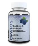 Amazon Brand - Solimo Prebiotic & Probiotic 2 Billion CFU, 50 Gummies (2 Gummies per Serving) - Buy Online on GoSupps.com