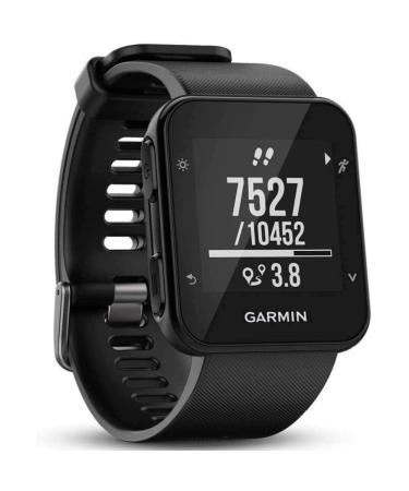 Garmin Forerunner 35 GPS running watch wrist-based heart rate measurement smart notifications running functions Black