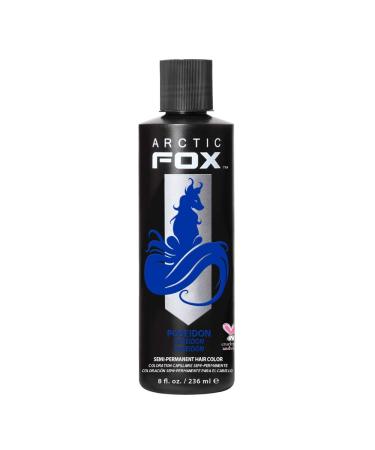 ARCTIC FOX Vegan and Cruelty-Free Semi-Permanent Hair Color Dye (8 Fl Oz  POSEIDON) 8 Fl Oz (Pack of 1) Poseidon