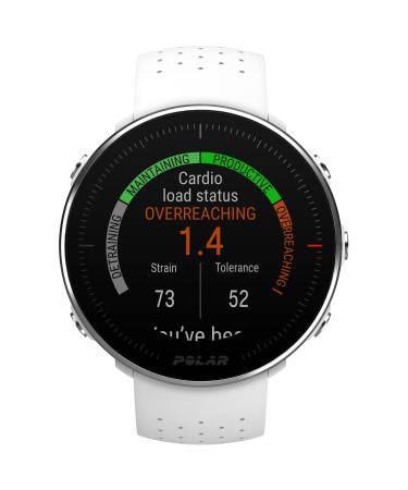 Polar Vantage M-Unisex all-round multi-clock with GPS and optical pulse measurement on the wrist-running and multisport training-waterproof light and latest technology Vantage M s/m white