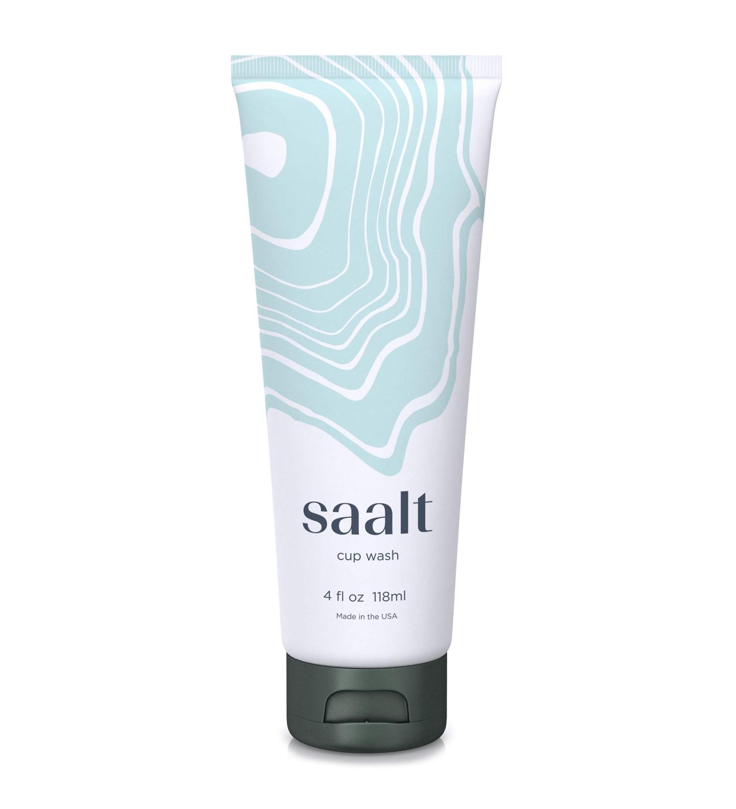 Saalt Menstrual Cup Wash - Premium USA-Made Formula for Silicone Cups (4 oz) - Buy Online on GoSupps.com