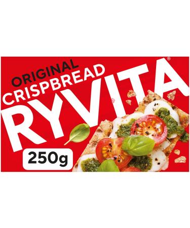 Ryvita Original Crispbread Low Fat Healthy Snack High in Fibre 250 g