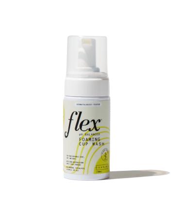 Flex Foaming Cup Wash | Menstrual Cup Wash for Silicone Period Cups and Discs | 3.4 oz | pH-Balanced | Safe for Use on Entire Body (Original) - Buy Online on GoSupps.com