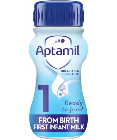 Aptamil 1 First Infant Baby Milk - 200ml - Pack of 12
