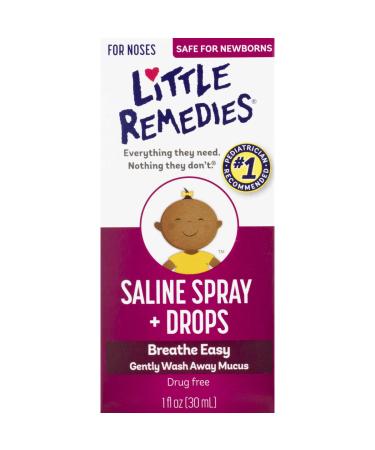Little Remedies Noses Saline Spray Drops, 1 Fl Oz (Pack of 1) - Buy Online on GoSupps.com
