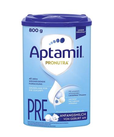 Aptamil Pronutra PRE Infant milk from birth With DHA Lactose only Palm oil free Baby food Milk powder 1x 800 g