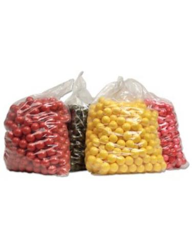 Loader Paintball 500 Rounds Basic Training Paintballs - .68 Caliber - Color May Vary (Orange/Yellow) (Orange/Yellow)