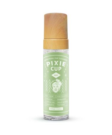 Pixie Menstrual Cup Cleaner Wash - Foaming Dispenser for Silicone Period Cups - pH Balanced & Organic and Natural Ingredients - Healthy and Safest Way to Sterilize - Bamboo Printed Lid (6.5oz) 6.5 Ounce (Pack of 1) - Buy Online on GoSupps.com
