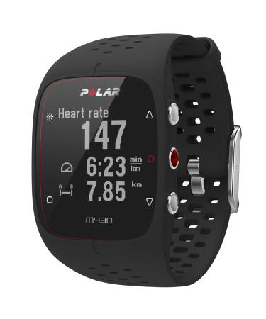 Polar M430-exclusively at Amazon-GPS sports watch to run-heart rate trackers on the wrist activity and sleep tracking around the clock vibration alarms size M Bluetooth black M single