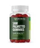 Saw Palmetto Gummies for Hair Growth - Block DHT, Reverse Balding & Thinning - Vegan Supplement for Men and Women - Buy Online on GoSupps.com
