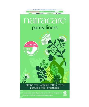 Natracare Organic & Natural Panty Liners Curved 30 Liners