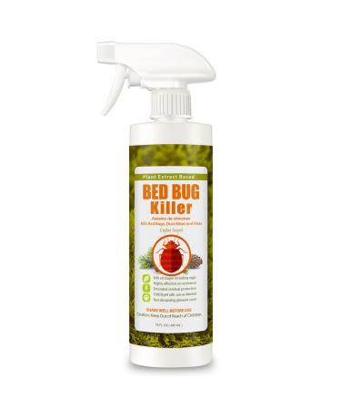 Bed Bug Killer 16 oz EcoVenger by EcoRaider, 100% Kill Efficacy, Bedbugs & Mites, Kills Eggs & The Resistant, Lasting Protection, USDA BIO-Certified, Plant Extract Based & Non-Toxic, Child & Pet Safe 16 Fl Oz (Pack of 1)