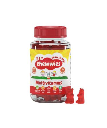 Multivitamins - Chewable Gummies- Vegan Vegetarian Halal Sugar Free & Gluten Free Non-GMO - for Adults and Children Packed with Essential Vitamins and micronutrients by Chewwies Vitamins