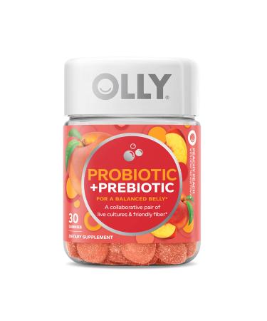 OLLY Probiotic - Peachy Peach - 30 Gummies - Buy Online on GoSupps.com