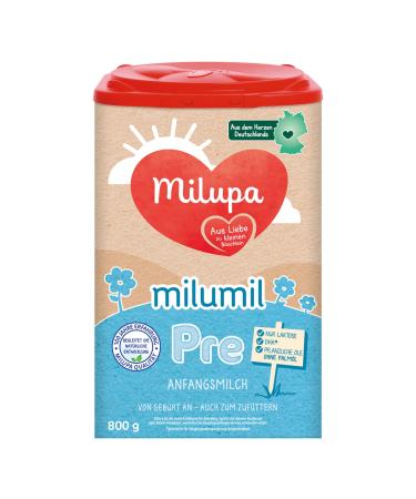 Milupa Milumil Pre Initial milk from birth Baby milk powder With important nutrients and without palm oil 1 x 800 g