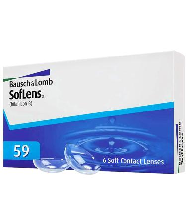 Bausch + Lomb Soflens 59 monthly lenses spherical contact lenses soft 6 pieces BC 8.6 mm / Dia 14.2 / 2.25 Dioptria 2.25 Dioptria 8.6 millimeters 14.2 millimeters 6