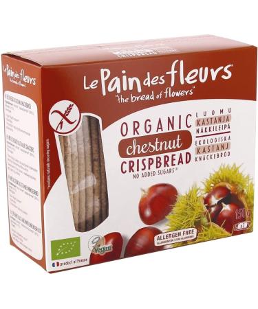 Le Pain Des Fleurs Organic Chestnut Flour Gluten Free Crispbread 150 g