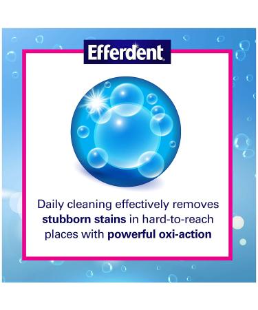 Efferdent Denture Cleanser Tablets - Complete Clean, 126 Tablets for Freshness & Care - Buy Online on GoSupps.com