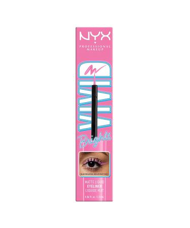 NYX Vivid Brights Liquid Liner - Don't Pink Twice 08 - Smear-Resistant Eyeliner - Buy Online on GoSupps.com