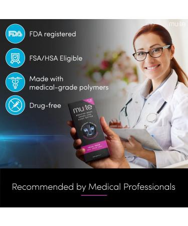 Rhinomed Mute Nasal Dilator for Snore Reduction - Anti-Snoring Aid - Improved Airflow - Comfortable Nose Vents - Trial Pack - Buy Online on GoSupps.com