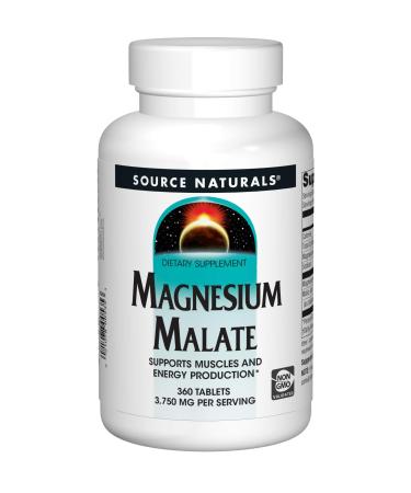 Source Naturals Magnesium Malate 1250 mg 360 Tablets