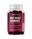 Beet Root + COQ10 Gummies Nitric Oxide Booster for Healthy Energy & Circulation Support with Pomegranate Extract | Circulation Supplements for Heart Health | Mixed Berry Flavor 60 Vegan Gummies - Buy Online on GoSupps.com