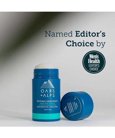 Oars + Alps Aluminum-Free Deodorant for Men and Women - Dermatologist Tested, Sensitive Skin Formula - Travel Size Deep Sea Glacier 2.6 Oz - 1 Pack - Buy Online on GoSupps.com