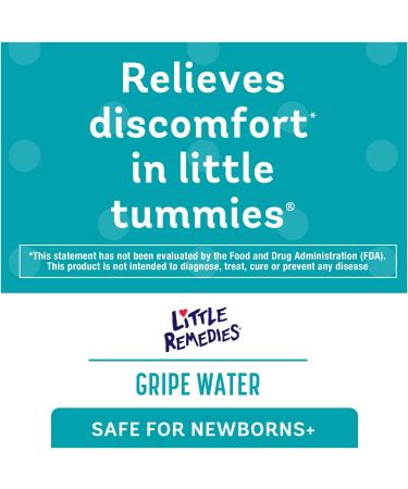 Little Remedies Gripe Water for Newborns - Alcohol-Free, Gluten-Free, 4 Fl Oz - Buy Online on GoSupps.com