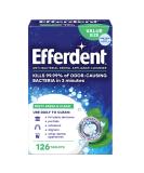 Efferdent Retainer Cleaning Tablets, Denture Cleaning Tablets for Dental Appliances, Minty Fresh & Clean, 126 Count 126 Count (Pack of 1) Denture Cleanser Tablets - Buy Online on GoSupps.com