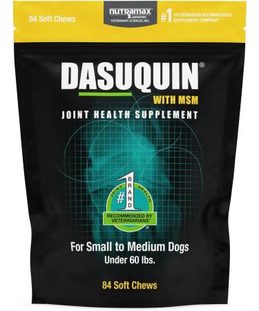 Nutramax Laboratories Dasuquin with MSM Soft Chews 84 Count Small/Medium Dog (Under 60 lbs)