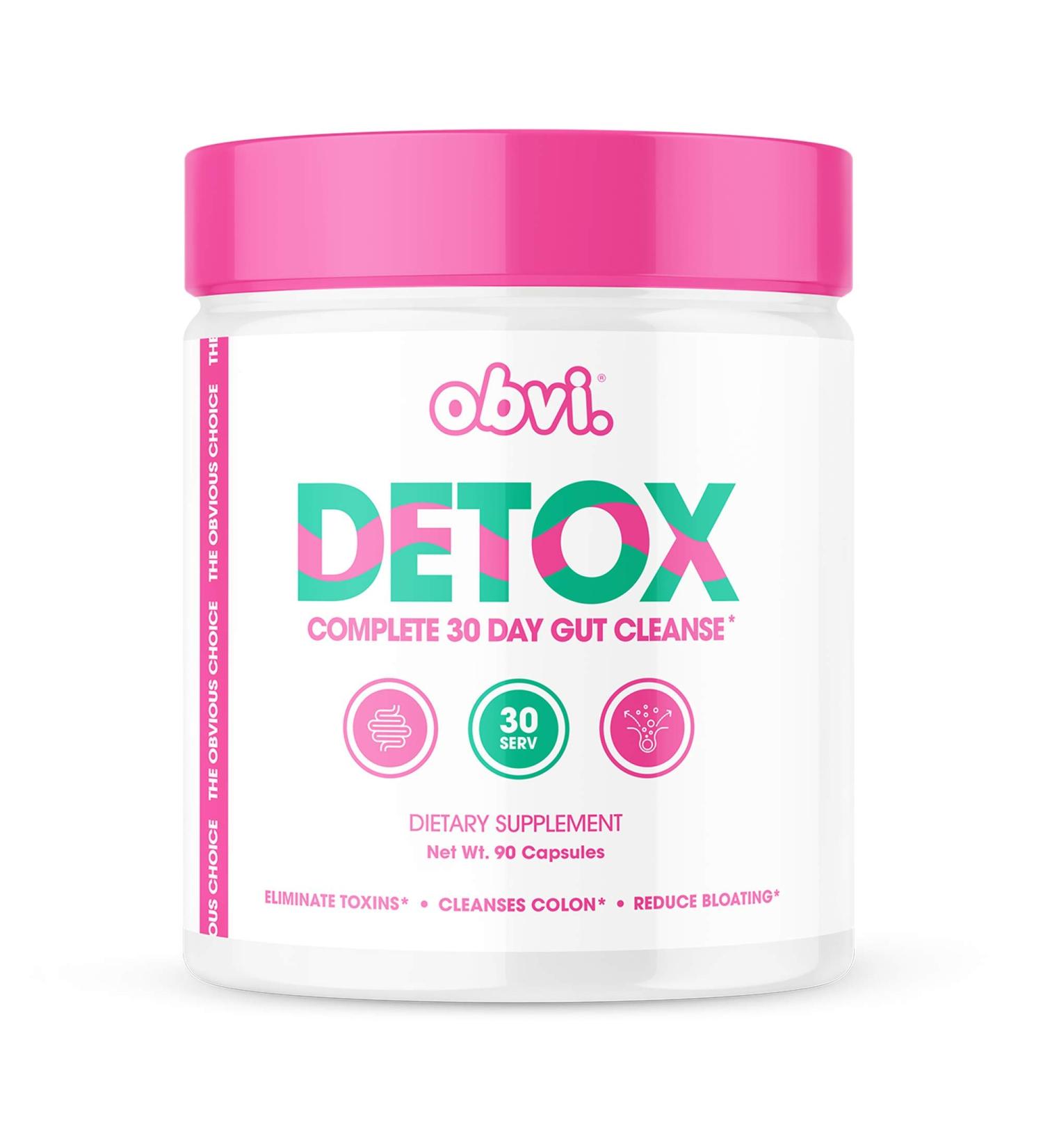 Obvi Detox Flush - 30 Servings Colon Cleanse for Toxin Elimination - Buy Online on GoSupps.com