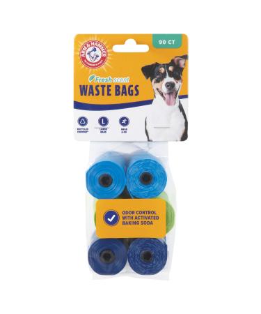 ARM & HAMMER Easy Tear Disposable Dog Waste Bag Refills With Odor Control Available In Assorted Colors