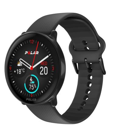 Polar Ignite 3-Fitness and Wellness smartwatch with GPS sleep analysis amoled display 24/7-actity tracker pulse measurement personalized training units and language guidance in real time Ignite 3 Black/Black S-L