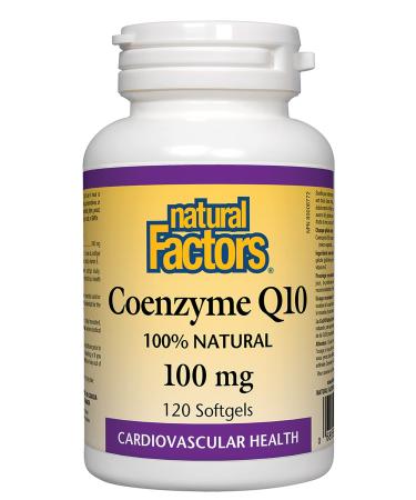 Natural Factors Coenzyme Q10 100 mg 120 Softgels