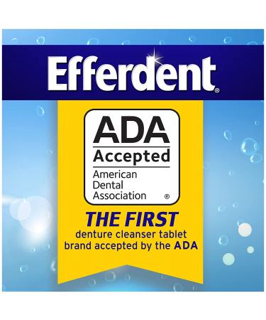 Efferdent Denture Cleanser Tablets - Complete Clean, 126 Tablets for Freshness & Care - Buy Online on GoSupps.com