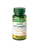 Nature's Bounty Super B-Complex with Folic Acid Plus Vitamin C 150 Coated Tablets - Buy Online on GoSupps.com
