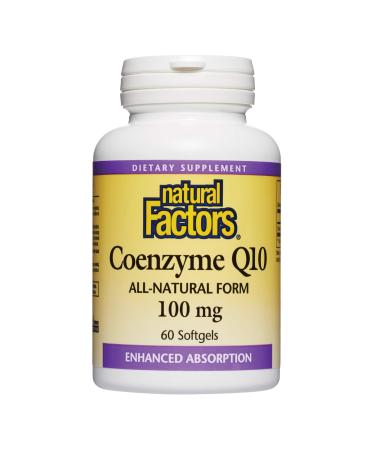 Natural Factors Coenzyme Q10 100 mg 60 Softgels